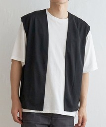 ikka（イッカ）の「【2点セット】ジョーゼットジレインナーセット（Tシャツ/カットソー・メンズ）」