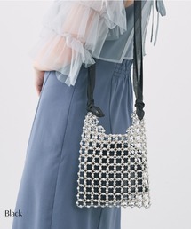 Cupid Heart | 【Cupid Heart】結婚式用！オーガンジーリボン付きビーズバッグ(ショルダーバッグ)