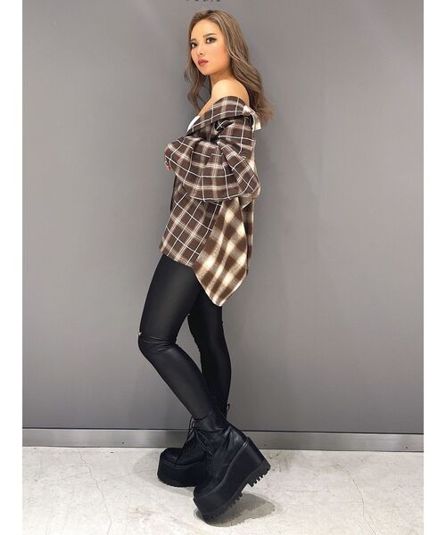 GYDA（ジェイダ）の「WEDGE SOLEワークブーツ（ブーツ・レディース・ブラック・SMALL/MEDIUM/LARGE）」の2枚目の写真