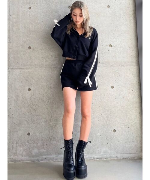 GYDA（ジェイダ）の「WEDGE SOLEワークブーツ（ブーツ・レディース・ブラック・SMALL/MEDIUM/LARGE）」の12枚目の写真