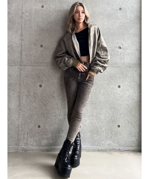 GYDA（ジェイダ）の「WEDGE SOLEワークブーツ（ブーツ・レディース・ブラック・SMALL/MEDIUM/LARGE）」の18枚目の写真