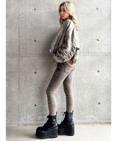 GYDA（ジェイダ）の「WEDGE SOLEワークブーツ（ブーツ・レディース・ブラック・SMALL/MEDIUM/LARGE）」の19枚目の写真