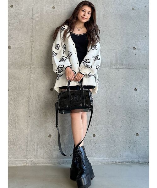 GYDA（ジェイダ）の「WEDGE SOLEワークブーツ（ブーツ・レディース・ブラック・SMALL/MEDIUM/LARGE）」の20枚目の写真