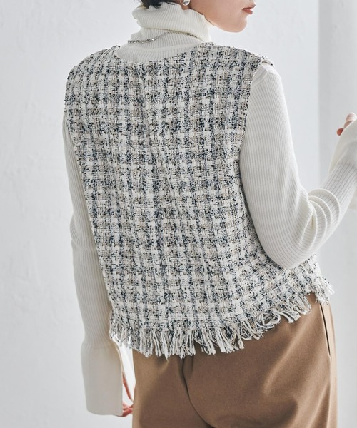 セール】ツイードショートベスト（ベスト）｜RANAN（ラナン）の