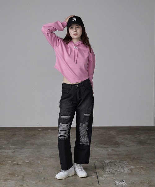 ★韓国人気★Rest & Recreation★RR WIDE JEANS REST&RECREATION】 RR WIDE JEANS (Rest & Recreation/デニム