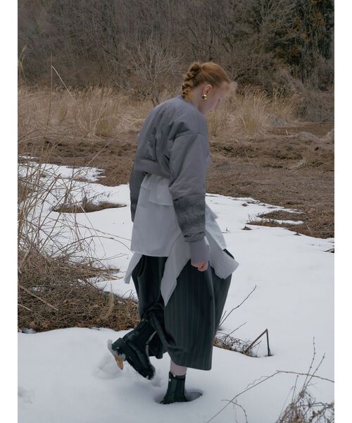 UN3D.（アンスリード）の「LAYER PARTS SH / レイヤーパーツシャツ