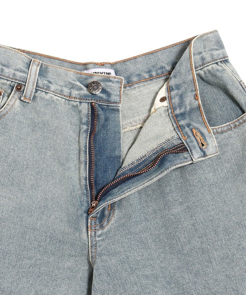PUNYUS（プニュズ）の「バックポケット刺繍デニムバギーパンツ（デニムパンツ・レディース・ブルー系その他・1/2/3/4）」の21枚目の写真