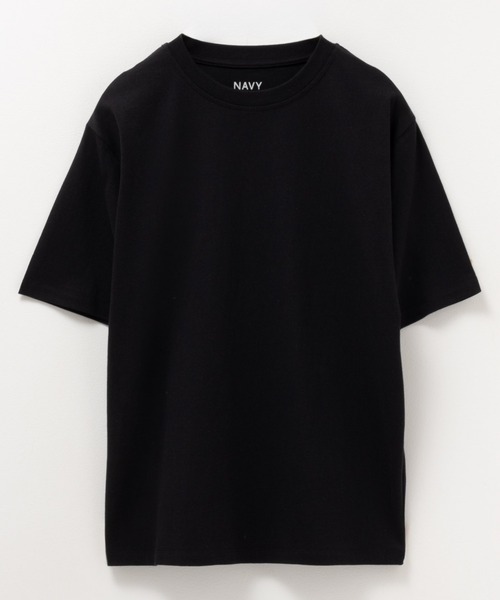 NAVY(ネイビー)の「【抗菌加工】NAVY ベーシッククルーTシャツ(Tシャツ/カットソー・レディース・ブラック/オフホワイト/チャコールグレー・M/L)」の14枚目の写真