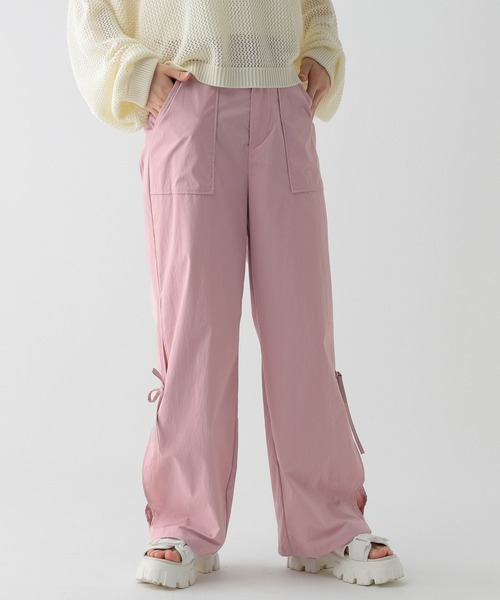 セール】サイドオープンパラシュートパンツ/AND YUA ANY/131416