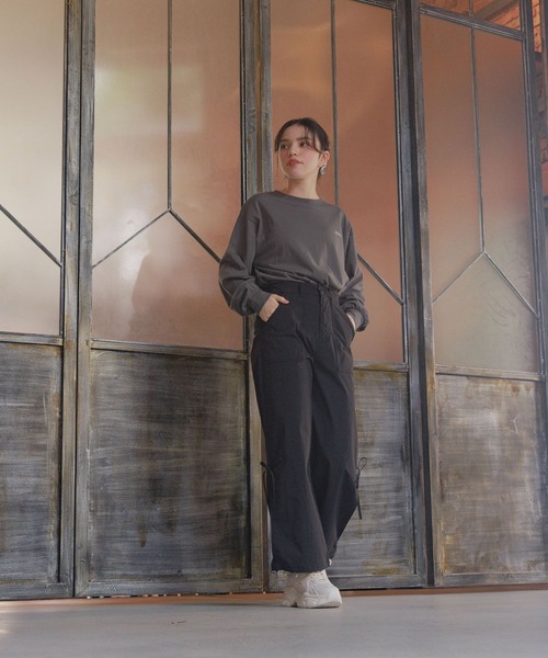 セール】サイドオープンパラシュートパンツ/AND YUA ANY/131416