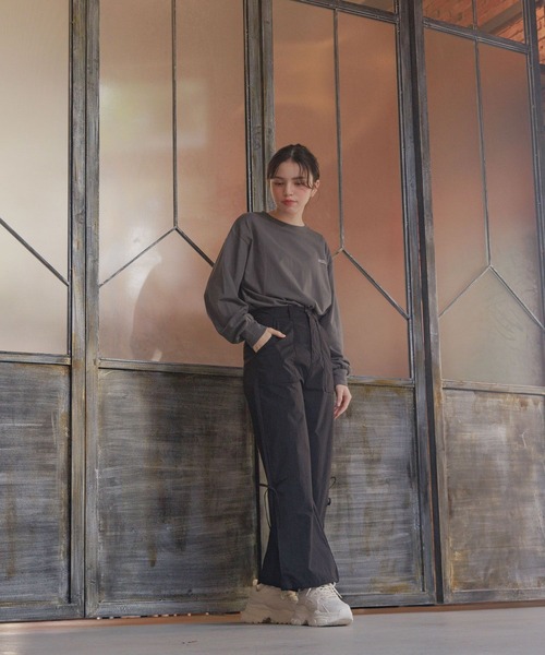 セール】サイドオープンパラシュートパンツ/AND YUA ANY/131416