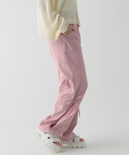セール】サイドオープンパラシュートパンツ/AND YUA ANY/131416