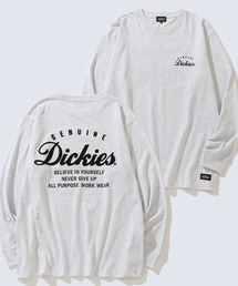【GENUINE DICKIES/ジェニュインディッキーズ】 バックロゴプリント ロングスリーブ ビッグシルエットTシャツ