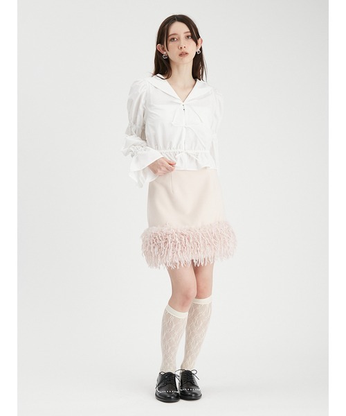 FURFUR（ファーファー）の「リボンセーラーカラーブラウス（シャツ