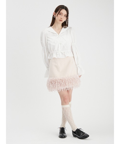 FURFUR（ファーファー）の「リボンセーラーカラーブラウス（シャツ