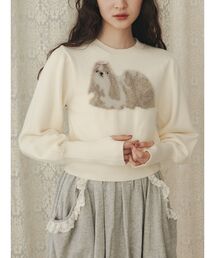 merry jenny | シーズージャカードニットtops(ニット/セーター)