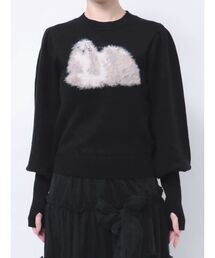 merry jenny | シーズージャカードニットtops(ニット/セーター)