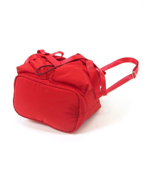 Casselini(キャセリーニ)の「Casselini(キャセリーニ)リボン巾着ショルダー(ショルダーバッグ・レディース・ブラック/レッド/シルバー・FREE)」の12枚目の写真