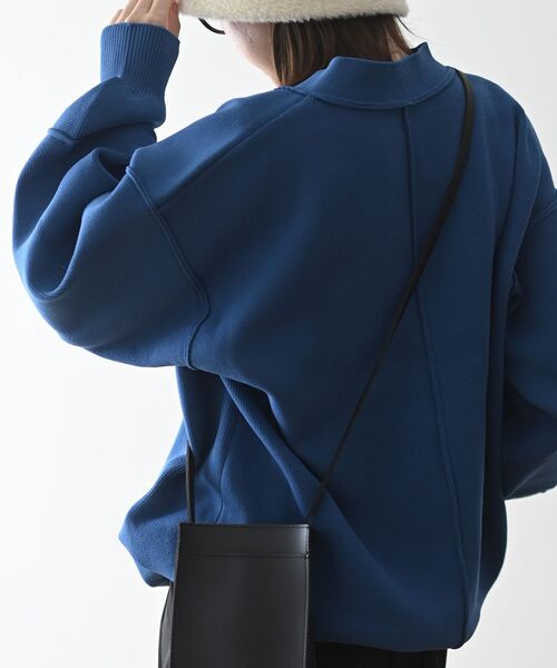 rps(アールピーエス)の「ダンボールニットワイドカーディガン(カーディガン/ボレロ・レディース・ブラック/アイボリー/グリーン/ブルー・フリー)」の5枚目の写真