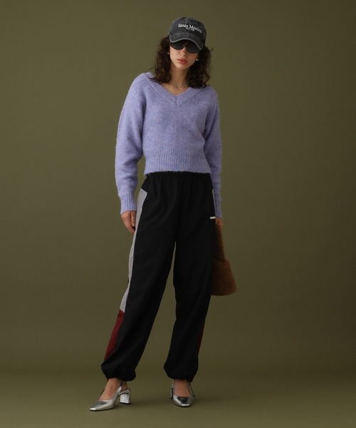 【セール】クロップドVネックセーター（ニット/セーター）｜DISPATCHER NO.8（ディスパッチャーナンバーエイト）