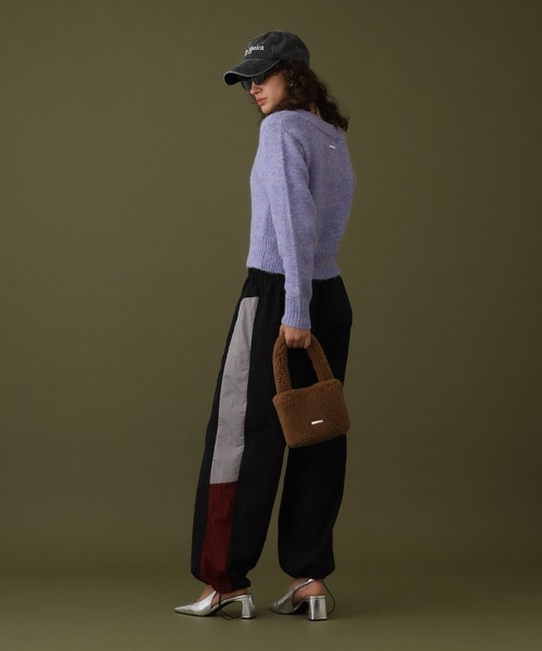 【セール】クロップドVネックセーター（ニット/セーター）｜DISPATCHER NO.8（ディスパッチャーナンバーエイト）