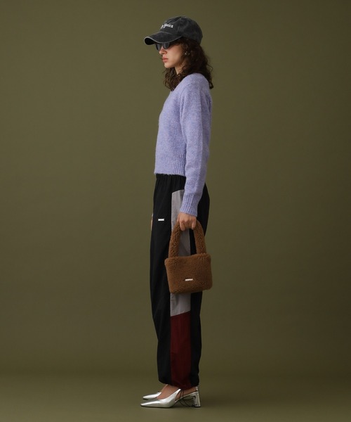 【セール】クロップドVネックセーター（ニット/セーター）｜DISPATCHER NO.8（ディスパッチャーナンバーエイト）