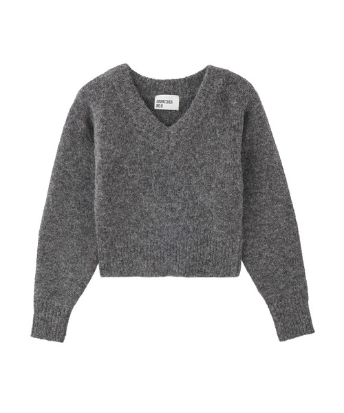 【セール】クロップドVネックセーター（ニット/セーター）｜DISPATCHER NO.8（ディスパッチャーナンバーエイト）