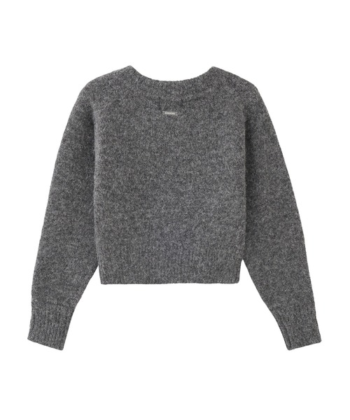 【セール】クロップドVネックセーター（ニット/セーター）｜DISPATCHER NO.8（ディスパッチャーナンバーエイト）