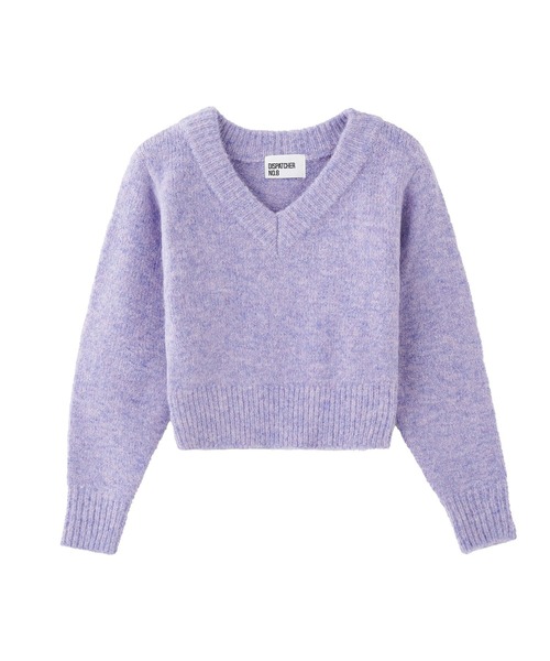 【セール】クロップドVネックセーター（ニット/セーター）｜DISPATCHER NO.8（ディスパッチャーナンバーエイト）