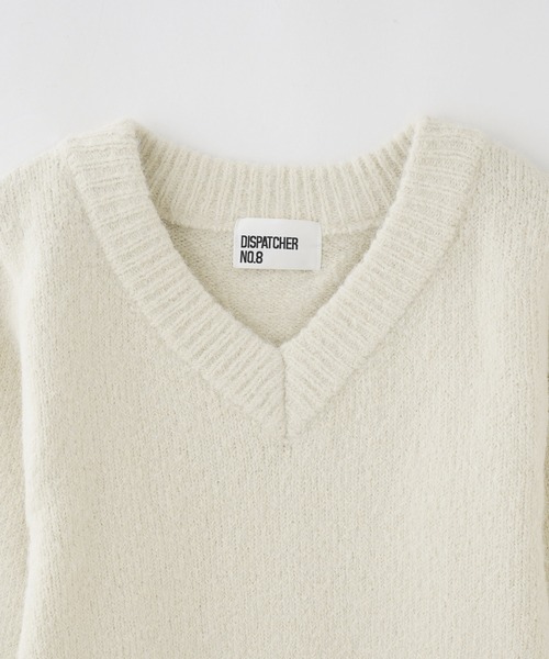 【セール】クロップドVネックセーター（ニット/セーター）｜DISPATCHER NO.8（ディスパッチャーナンバーエイト）