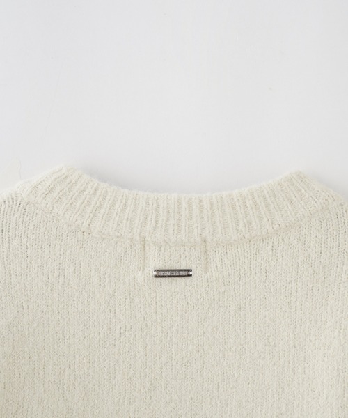 【セール】クロップドVネックセーター（ニット/セーター）｜DISPATCHER NO.8（ディスパッチャーナンバーエイト）