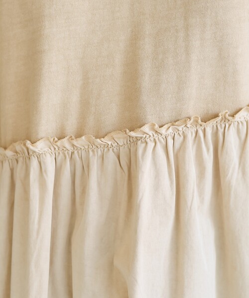 FREAK'S STORE(フリークスストア)の「【新色追加】裾フリルピグメント ロングスリーブワンピース(ワンピース・レディース・サックスブルー/ブラック/ブルー/ラベンダー/ベージュ・フリ-)」の19枚目の写真