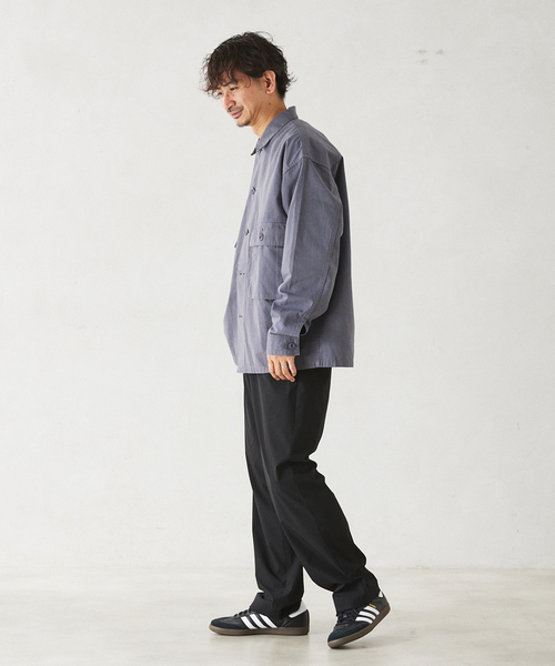 JOURNAL STANDARD relume(ジャーナルスタンダード レリューム)の「BURK / バーク スマイリーファティーグジャケット(ミリタリージャケット・メンズ・チャコールグレー/カーキ・MEDIUM/LARGE)」の5枚目の写真