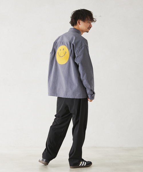 JOURNAL STANDARD relume(ジャーナルスタンダード レリューム)の「BURK / バーク スマイリーファティーグジャケット(ミリタリージャケット・メンズ・チャコールグレー/カーキ・MEDIUM/LARGE)」の9枚目の写真