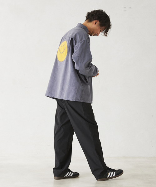 JOURNAL STANDARD relume(ジャーナルスタンダード レリューム)の「BURK / バーク スマイリーファティーグジャケット(ミリタリージャケット・メンズ・チャコールグレー/カーキ・MEDIUM/LARGE)」の7枚目の写真