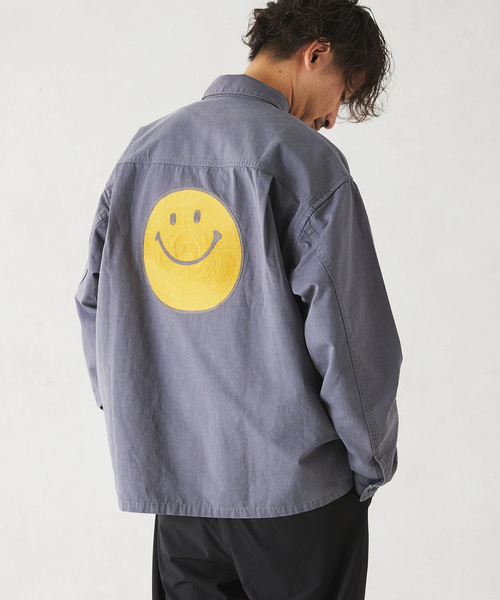 JOURNAL STANDARD relume(ジャーナルスタンダード レリューム)の「BURK / バーク スマイリーファティーグジャケット(ミリタリージャケット・メンズ・チャコールグレー/カーキ・MEDIUM/LARGE)」の11枚目の写真