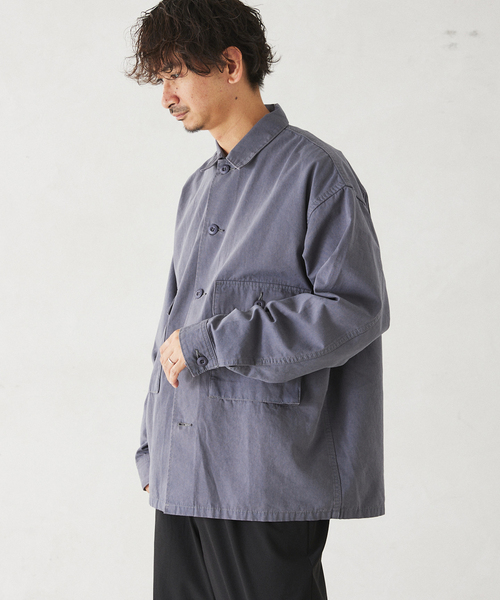 JOURNAL STANDARD relume(ジャーナルスタンダード レリューム)の「BURK / バーク スマイリーファティーグジャケット(ミリタリージャケット・メンズ・チャコールグレー/カーキ・MEDIUM/LARGE)」の13枚目の写真