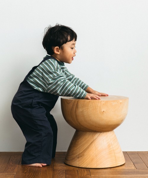 ooju（オージュ）の「【ooju】ナイロンサロペット（サロペット/オーバーオール・キッズ・カーキ/ネイビー・1/2/3）」の18枚目の写真