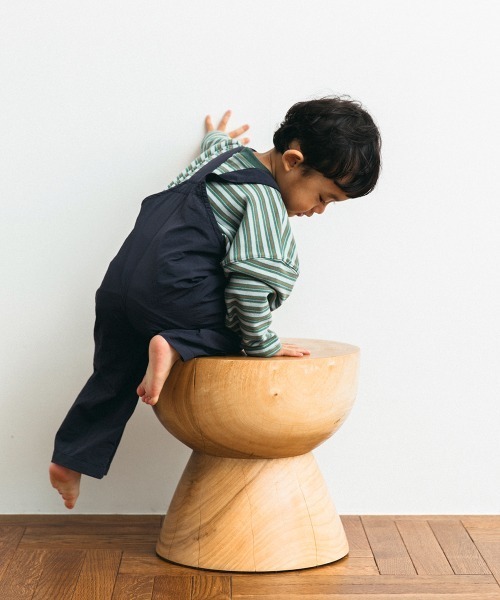 ooju（オージュ）の「【ooju】ナイロンサロペット（サロペット/オーバーオール・キッズ・カーキ/ネイビー・1/2/3）」の17枚目の写真