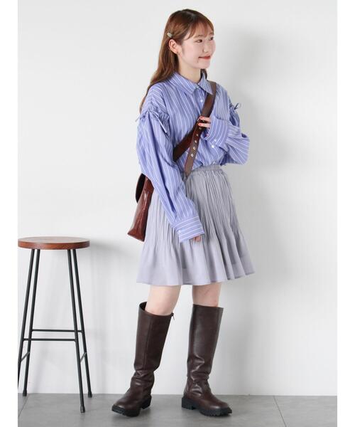 ehka sopo（エヘカソポ）の「ロングブーツ（ブーツ・レディース・ブラック/ブラウン・L/M）」の22枚目の写真