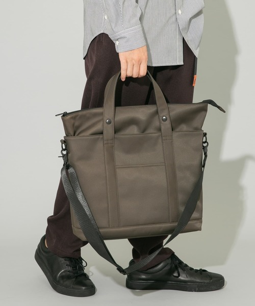 RODE SKO（ロデスコ）の「撥水2WAYビッグトートバッグ（トートバッグ・メンズ・カーキ/ブラック/グレー・ONE）」の6枚目の写真