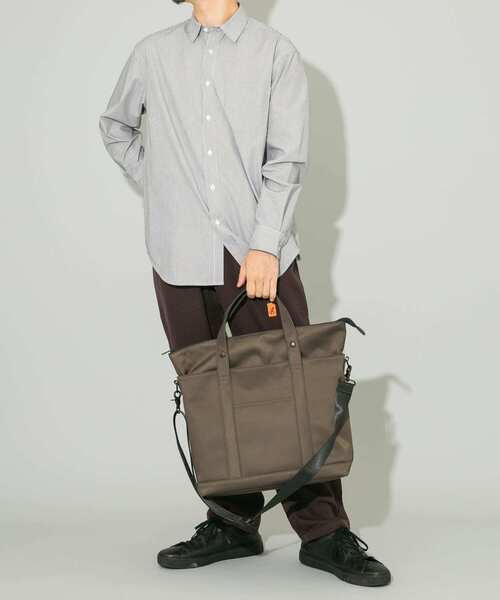 RODE SKO（ロデスコ）の「撥水2WAYビッグトートバッグ（トートバッグ・メンズ・カーキ/ブラック/グレー・ONE）」の7枚目の写真