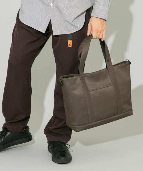 RODE SKO（ロデスコ）の「撥水2WAYビッグトートバッグ（トートバッグ・メンズ・カーキ/ブラック/グレー・ONE）」の10枚目の写真