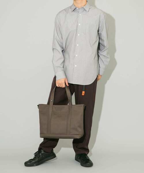 RODE SKO（ロデスコ）の「撥水2WAYビッグトートバッグ（トートバッグ・メンズ・カーキ/ブラック/グレー・ONE）」の12枚目の写真