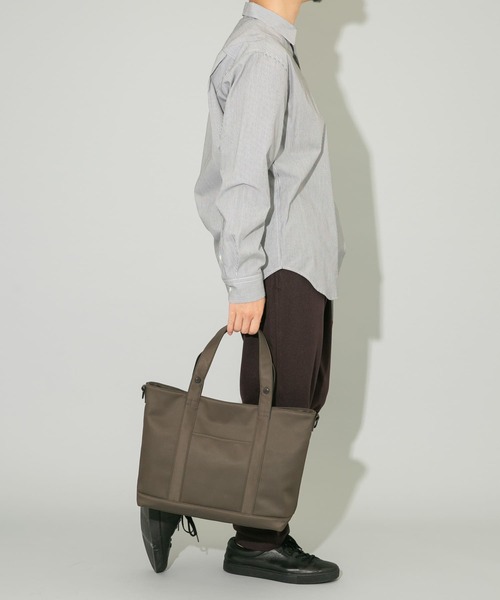 RODE SKO（ロデスコ）の「撥水2WAYビッグトートバッグ（トートバッグ・メンズ・カーキ/ブラック/グレー・ONE）」の15枚目の写真
