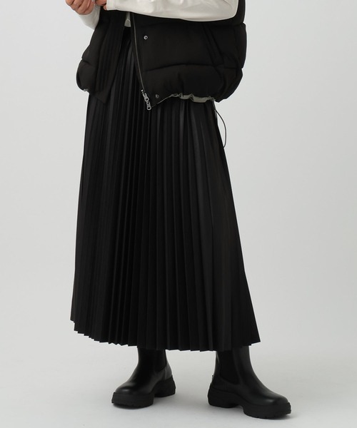 BAYFLOW（ベイフロー）の「アソートプリーツスカート（スカート・レディース・ベージュ系その他/シルバー系その他/ブラック・FREE）」の2枚目の写真