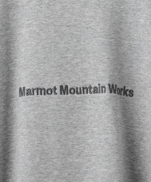【新品未使用‼︎】 io着用 marmot スウェット　ブルゾン　L グレー IO着用MARMOT CAPITAL / スウェット ブルゾン