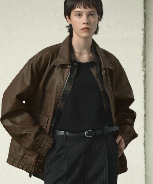 ヴィンテージメイク オーバーサイズA-2ブルゾン（ブルゾン）｜EMMA