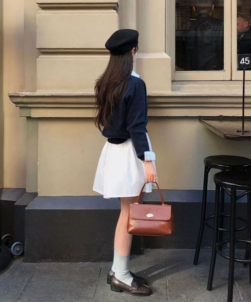 BEIDELLI（ベイデリー）の「[BELLIDE MADE] デイリーラウンドペンダントカーディガン（カーディガン/ボレロ・レディース・ネイビー/レッド/ブルー/グレー/ブラック/アイボリー・FREE）」の12枚目の写真