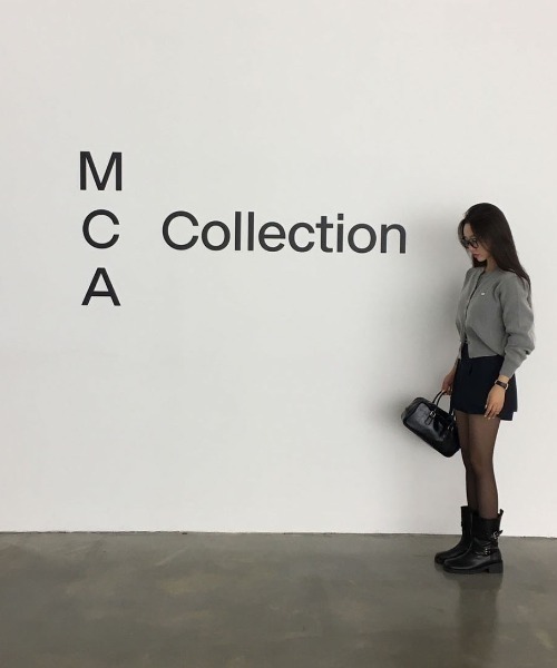 BEIDELLI（ベイデリー）の「[BELLIDE MADE] デイリーラウンドペンダントカーディガン（カーディガン/ボレロ・レディース・ネイビー/レッド/ブルー/グレー/ブラック/アイボリー・FREE）」の20枚目の写真